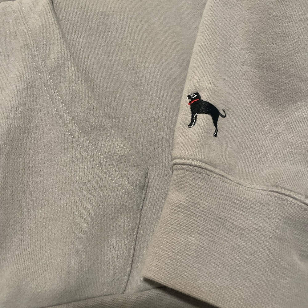 The Black Dog Gray Hoodie Full-Zip Women’s Size M - Picture 4 of 8